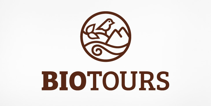 identidade visual logo biotours