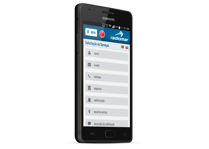 aplicativo mobile da Radiomar