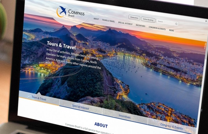 Site responsivo para Compass Brazil